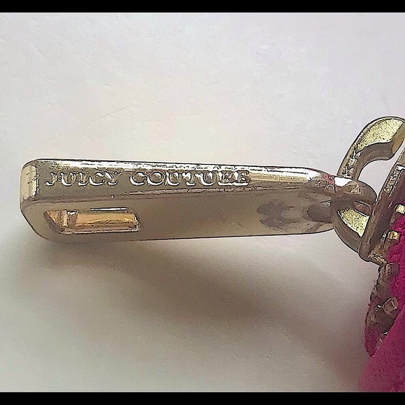 🆕🔥JUICY COUTURE REAL LEATHER&SUPER CHIC&TRENDY PRETTY PINK&GOLD HARDWARE NWOT - Picture 5 of 15